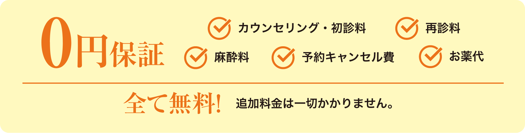 0円保証